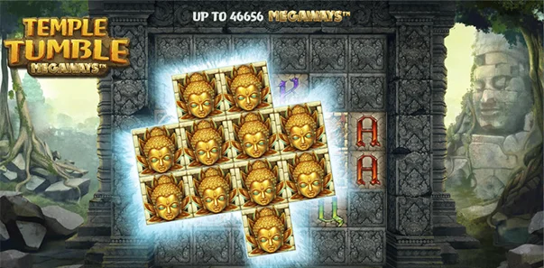 Temple Tumble Megaways Game Interface & Visual Design